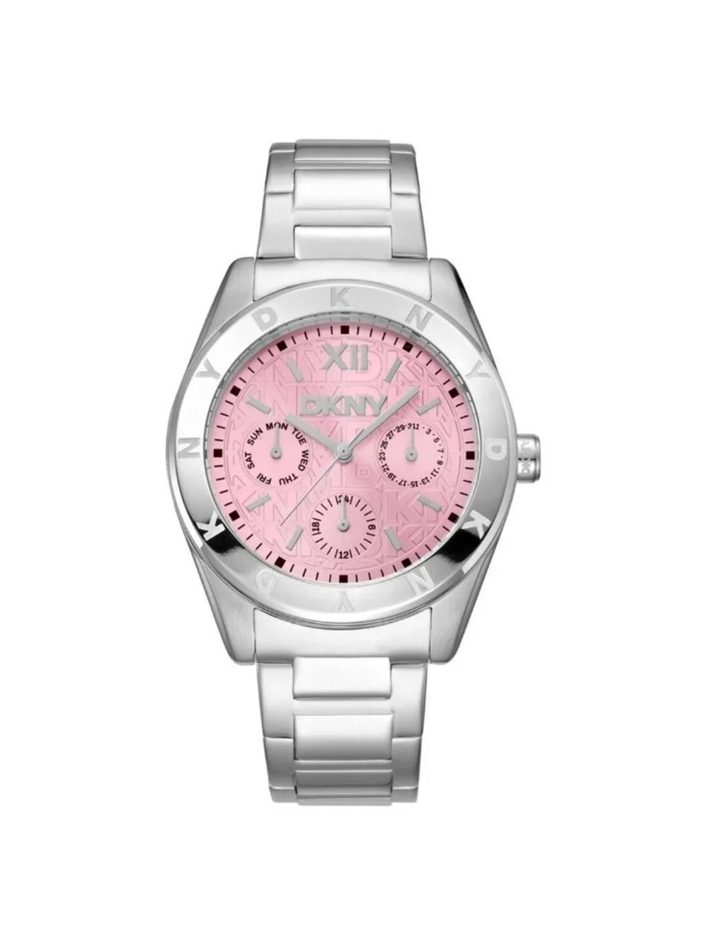 NWT DKNY Fashion Pink Dial Ladies Watch